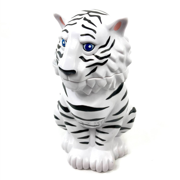 Circus Souvenir Siberian Tiger Flip-top Mug Greatest Show On Earth Collectible - Picture 1 of 7